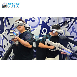 YHY VR Arena Jeu de pistolets de tir à usage public intérieur Travail d'équipe Opération facile <span class=keywords><strong>Simulateur</strong></span> d'itinérance gratuit pour 8 joueurs - Product Image 2