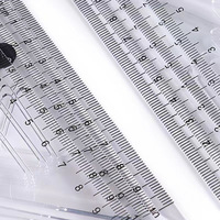 Promotionnel 15cm 20cm 30cm Règle En Plastique Ensemble Étudiant Maths Géométrie Ensemble Carrés Triangle Règle Rapporteur pour L'école