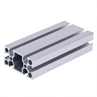 Profilé d'extrusion en aluminium à rainures en T 3060 6063-T5 anodisé noir pour assemblage modulaire, équipement de charpente, protection de machine, établi, villa