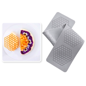 Moldes de <span class=keywords><strong>panal</strong></span> de silicona sin BPA, herramientas de decoración de pasteles, molde para bordes de pasteles, herramientas para hornear pasteles - Product Image 2