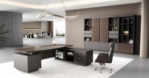 Bureau de direction personnalisable, mobilier de bureau de luxe, nouveau design moderne, prix vérifié - Product Image 5
