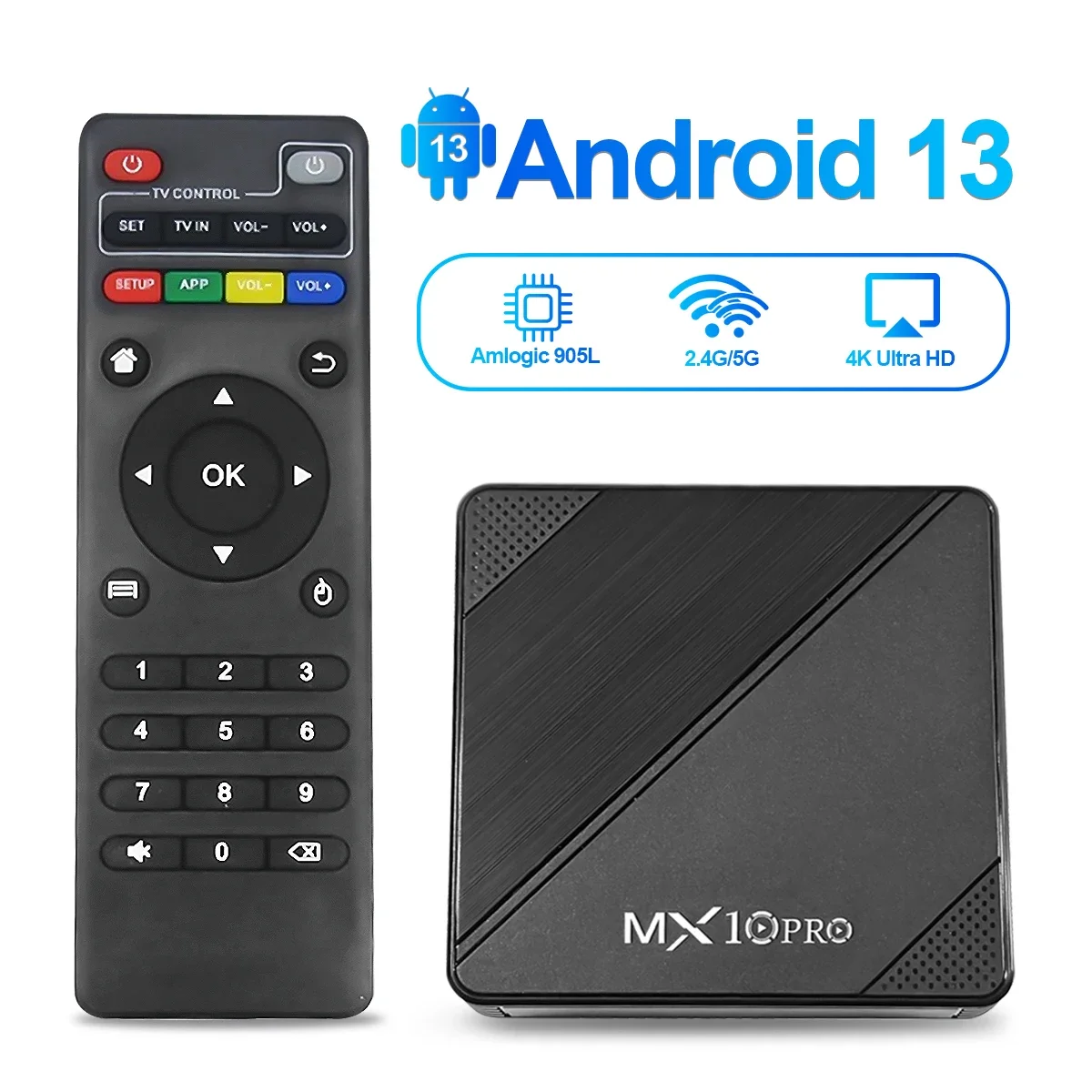 DCOLOR GD2 Android 12 TV Box - 4K Google Certified Smart TV