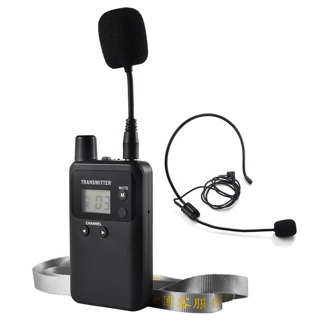Wireless Tour Guide System Simultaneous Interpretation Tour Guide Explaining Machine Transmitter and 10 Receiver Guide Tour