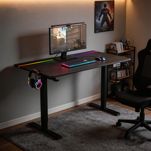 Escritorio Gamer RGB Minimalista con Superficie Abatible Motorizada y Altura Ajustable para una Configuración de Juego Moderna y Creativa - Product Image 1