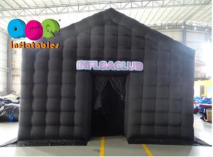 Barraca inflável portátil preta de <span class=keywords><strong>20ft</strong></span>, festa grande, iluminação led, inflável, clube noturno - Product Image 3