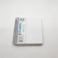 A5 PP Transparentes Hardcover Metall-Doppelspiral-Notizbuch Maßgefertigtes Liniertes Notizbuch für Schüler Großhandel
