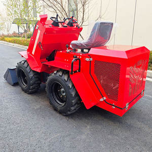 Skid Steer <span class=keywords><strong>Loader</strong></span> Mesin Diesel Mini <span class=keywords><strong>Loader</strong></span> Skid Steer <span class=keywords><strong>Loader</strong></span> yang Dikendarai dari Belakang dengan Forestry Mulcher - Product Image 4