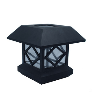 Độ Sáng Cao Bán Buôn IP65 Đèn Lồng Trang Trí 3 Inch Cột Ngoài Trời Cho Hàng Rào Boong 5X5 Đèn LED Cổng Năng Lượng Mặt Trời Hàng Đầu - Product Image 2