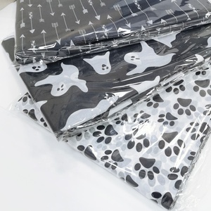 free design branded paw print cotton present paper custom shoe box tissue paper wrapping