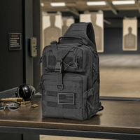 Sac à bandoulière tactique imperméable et antivol personnalisé en gros, sac à dos MOLLE pour la chasse, le camping et l'EDC quotidien
