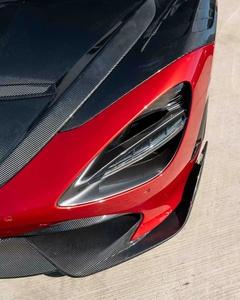 ฝากระโปรงคาร์บอนไฟเบอร์สำหรับ McLaren 720s รุ่น CT-style พร้อมแผ่นกันกระแทกฝากระโปรง - Product Image 5