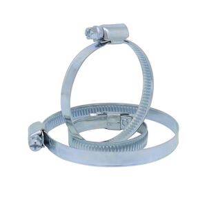 Industrial Automotive Radiator Full Size Adjustable Stainless Steel Cast Iron Silver <b>Spring</b> Tube Pipe Clamp Hose Clamp Heavy - Product Image 1