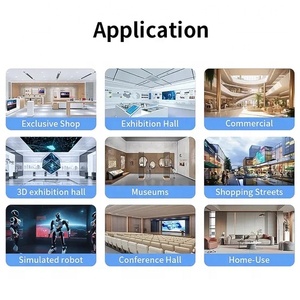 Màn hình hiển thị hologram <span class=keywords><strong>3D</strong></span> tương tác AI hình trụ trong suốt, kích thước 5.5, 10.1, 21.5, 75 inch, trình chiếu hologram kỹ thuật số <span class=keywords><strong>3D</strong></span> - Product Image 5