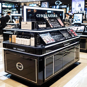 Modern Luxury 3D Design Cosmetic Shop Furniture Makeup Showcase Acrylic Display for Shopping Malls Skincare Stores - Product Image 5
