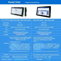 Weiqian Pantalla HMI Industrial Integrada Todo en Uno de 7/21.5 Pulgadas con Android RK3566, Pantalla Táctil Totalmente Cerrada, Pantalla MES China