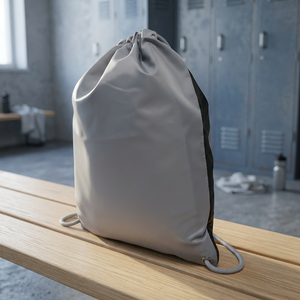 Wholesale Durable Eco-friendly Polyester <b>Drawstring</b> <b>Backpack</b> Lightweight Reusable Sports Gym Sack Custom Logo Colors Yoga - Product Image 3