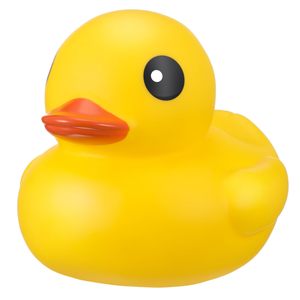 20Cm Không Có Lỗ Vàng Khổng Lồ Cao Su Vịt Mềm Đáng Tin Cậy Tắm Lớn Lấp Lánh Vịt Đồ Chơi Cho Mùa Hè Bé Tắm Vui Vẻ Hồ Bơi Bên - Product Image 2