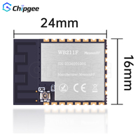 Modul Combo WiFi 5.0 Chipgee ESP32-C3, Transceiver Nirkabel IoT 2.4GHz, Antarmuka UART MS-WB211F