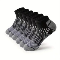 Chaussettes de course personnalisées avec logo, chaussettes de sport basses, fabrication OEM ODM directe d'usine, chaussettes athlétiques respirantes en maille, vente en gros pour hommes