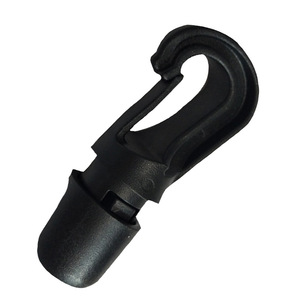 Crochet à pression en plastique noir 10 mm pour sports de plein air, accessoires de bateau et de kayak - Product Image 4