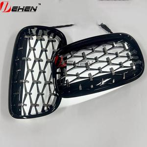 Pour BMW <span class=keywords><strong>X5</strong></span> X6 Série <span class=keywords><strong>E70</strong></span> E71 E72 LED Noir Brillant Grille Modification Double Ligne Grille Double Barre Grille 2007-2014 - Product Image 5