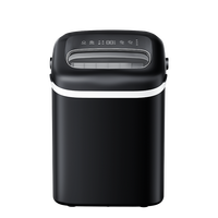 Machine à glaçons compacte électrique pour la maison, 16 glaçons solides par cycle, production quotidienne de 13 kg, épaisseur de glace réglable sur 13 niveaux, refroidissement par air