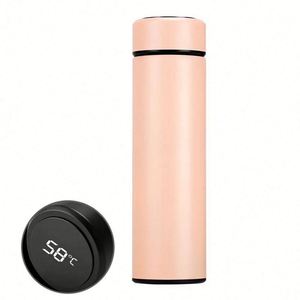 Bouteille isotherme en acier inoxydable de 500 ml, isolée sous vide, de forme originale - Product Image 1