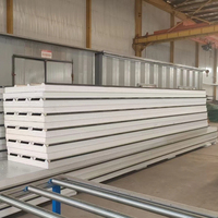 Panel Sandwich PU untuk Gudang, Tahan Api B1, Panel Logam