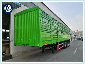 Big High Fence Sidewall Commercial Truck Trailer New Rear-Pushed Truck With Enhanced Payload Capacity Various Cargo Transport