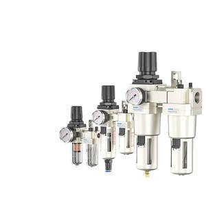 Procesador de Fuente de Aire de Doble Unidad AC2010-02/3010-03/4010-04, Válvula Reguladora de Presión del Filtro, Separador de Agua y Aceite - Product Image 1