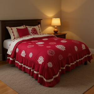 Catalina Quilt Individual Size <b>Floral</b> Embroidered Traditional Home <b>Bedding</b> All Season - Product Image 2