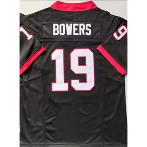 Maillot de football de Géorgie # 1 Branche # 14 Uniformes NCAA à manches courtes pour hommes, cousus, en polyester, modèle Guard, Stockton - Product Image 3