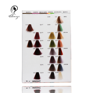 Cosmetics Sample Wholesale <span class=keywords><strong>Hair</strong></span> Color Semi-permanent Colorance Color Chart - Product Image 1