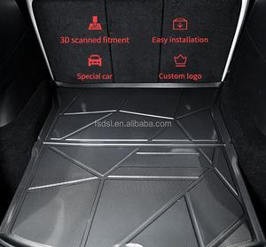 Alfombrilla de Carga para Maletero Trasero de Coche, Diseño de Fibra de Carbono 3D, Impermeable, Antideslizante, de Lujo, Color Negro, para Renault - Product Image 4