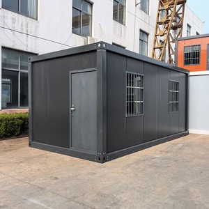 Maisons modulaires préfabriquées en acier détachable de fabrication professionnelle, prix attractif, emballage plat, bureau extérieur en sandwich - Product Image 4