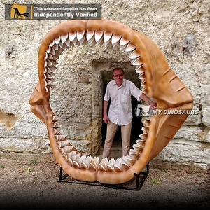 MON DINO Grande Taille Animal Marin Megalodon Dents Et Modèle de Mâchoire Pour Aire De Jeux Intérieure - Product Image 5
