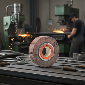 Ttake Flap Wheel Abrasive Cloth Corundum 200x30x54 Mm With Hole For Metal Grinding - Product Image 3