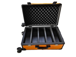 Étui de rangement pour cartes gradées Rollig <span class=keywords><strong>Orange</strong></span> à 5 rangées avec serrure TSA, étui de rangement pour cartes à collectionner avec roulettes pour PSA, GMA, HGA, NGS, SGC, CSG - Product Image 6