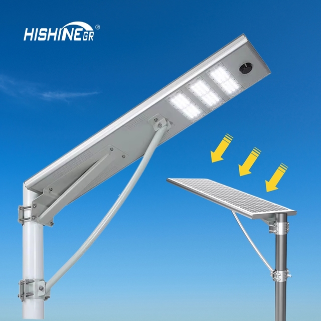 Hishine 500W Explosion-Proof Solar Highway Street Light with Battery SMD LED Chip DC Power Supply IP66 Aluminum 5-Year Warranty