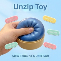 Jouet anti-stress créatif en forme de boulette vapeur en peluche courte, rempli de latex, pour la relaxation transfrontalière, boîte mystère, cadeau