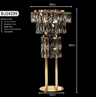 Support de fleur de table en acrylique Ornements de décoration de scène de mariage Fer Galvanoplastie Grande roue Bande de cristal Support de fleurs