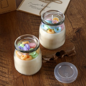 Bougies parfumées en cire de soja, beignet fait main, en forme d'art alimentaire, de nouveauté romantique, de luxe, fournisseur d'usine OEM à bas <span class=keywords><strong>prix</strong></span> - Product Image 6