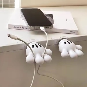 Support de brosse à dents mural en forme de rat mignon, crochet sans trace, enrouleur de câble en plastique, crochet multifonctionnel pour serviette de salle de bain à ventouse - Product Image 4