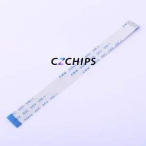 JS05B-16P-100-3-4 FFC Cable (Flexible Flat Cable) P=0.5mm Connector 16P 0.5mm 0.3mm Reverse - Product Image 1