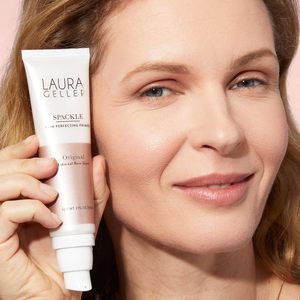 Laura Geller New York al forno Balance-n-gliften fondotinta Spackle pelle di grandi dimensioni perfezionando il trucco Primer rosa eterea