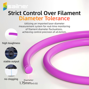 Sailner Transparent PETG Filament 1.75mm <strong>1kg</strong> High Strength 3D Printing Material 240-260℃ Printing Temp for Containers - Product Image 4