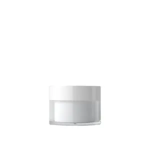Lip Scrub Balsem Crème Pot Huisdier Dubbele Wand Plastic Met Witte Cosmetica Huidverzorging Zeefdruk 8 Oz Plastic Potten Ps Longway