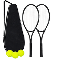 Raquettes de tennis pour adultes débutants, 27 pouces, aluminium léger, amortissement des vibrations, grand sweet spot