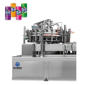 Carbonated Juice Production Plant Machinery/soft Drink Making Machine Price/industry Auto Carbonated Drink Processing Line