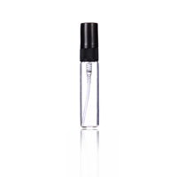 Bouteille de parfum en verre de 2ml 3ml 5ml 10ml Tube à essai avec vaporisateur vide Boîte de sérigraphie emballée